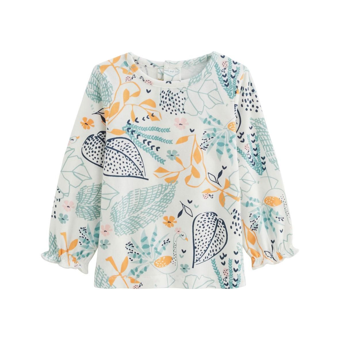 Petit Béguin Lot de 2 t-shirts enfant manches longues Holamuchacha