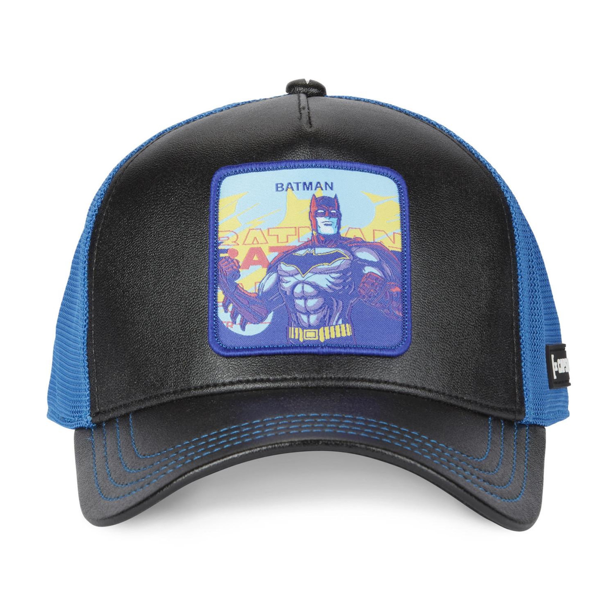 Voir la diapositive 2 : CAPSLAB Casquette homme trucker effet brillant DC Comics Batman Capslab
