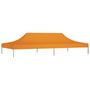 Voir la diapositive 2 : VIDAXL Toit de tente de reception 6x3 m Orange 270 g/m^2
