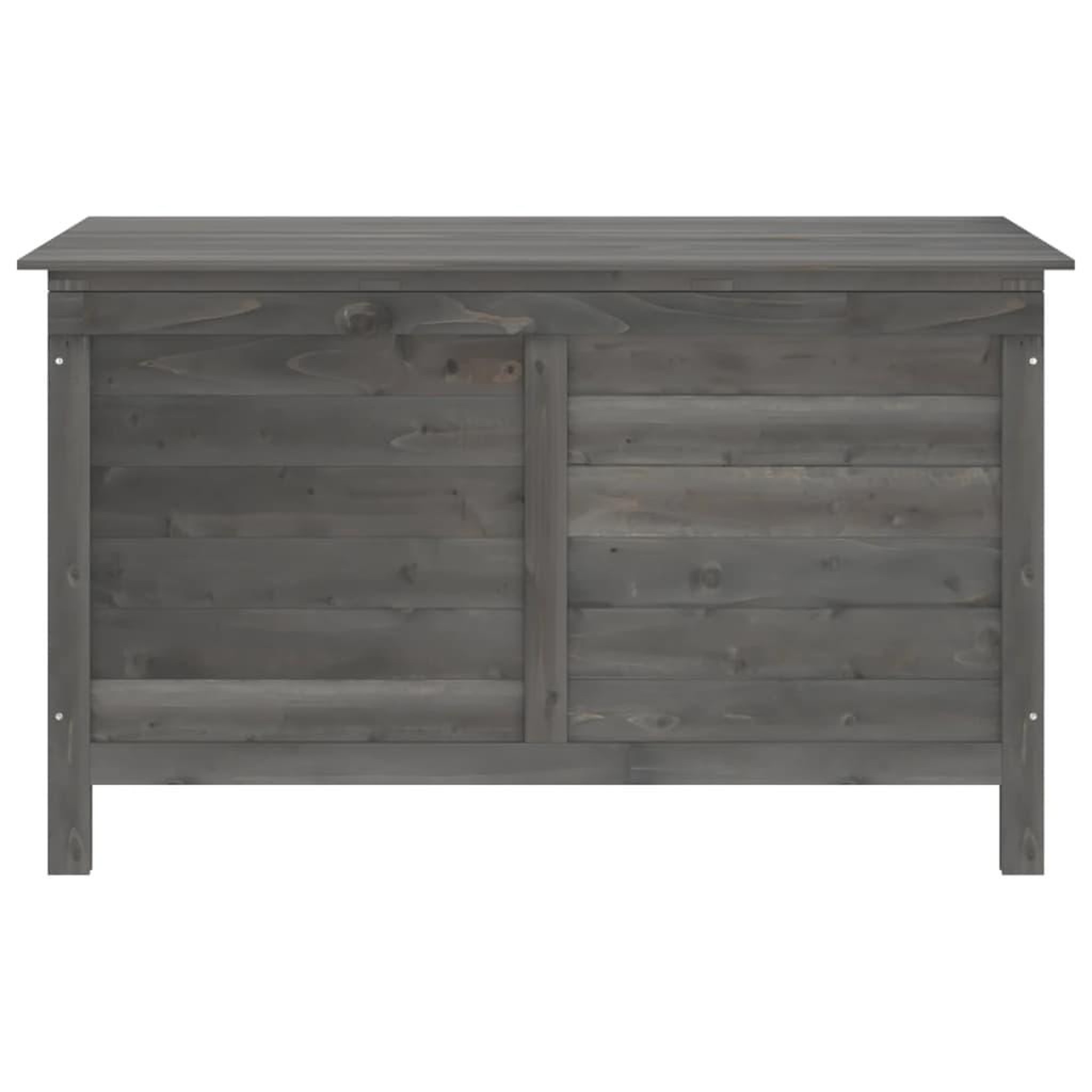 Voir la diapositive 4 : VIDAXL Boîte de rangement de jardin anthracite bois massif de sapin