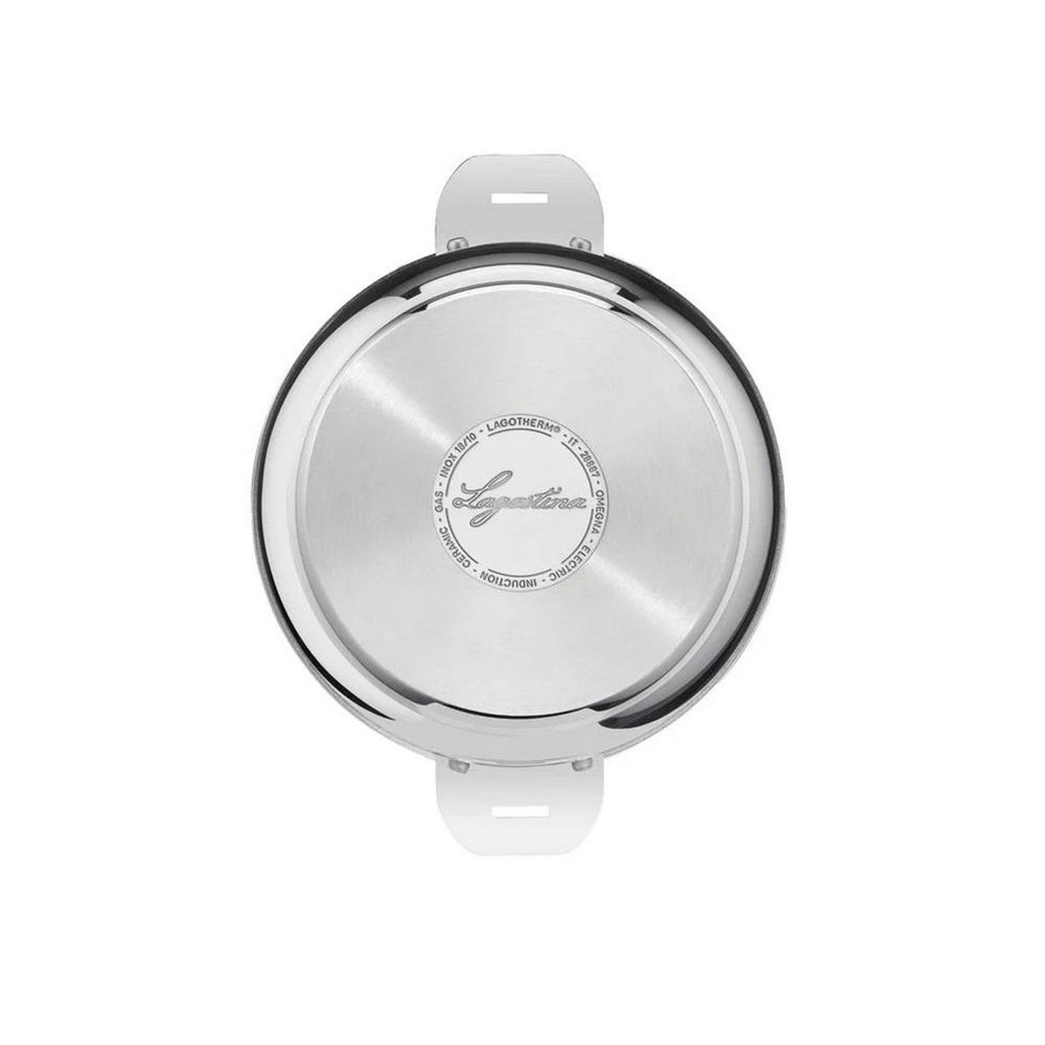 Voir la diapositive 3 : Lagostina Casserole inox 16cm sans poignée + couvercle - 12138031216
