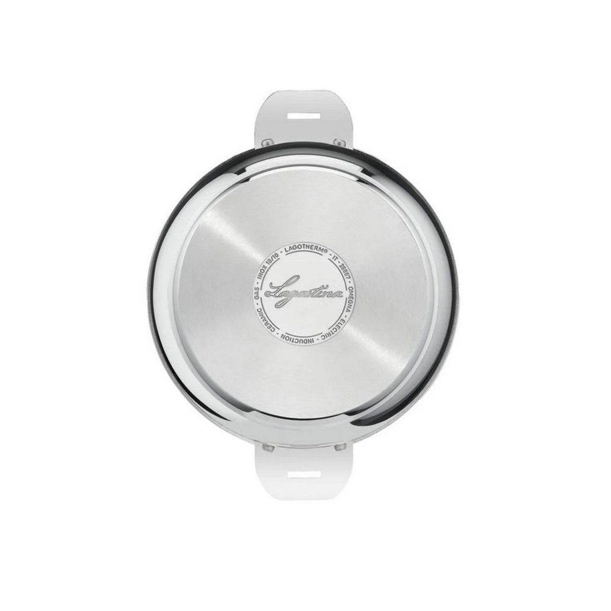 Lagostina Casserole inox 16cm sans poignée + couvercle - 12138031216