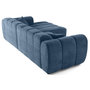Voir la diapositive 4 : LISA DESIGN Curtis - canapé d'angle droit 4 places en tissu texturé