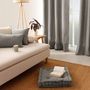 Voir la diapositive 6 : Paris Prix Coussin de Sol Uni  Panama  50x50cm Gris Clair