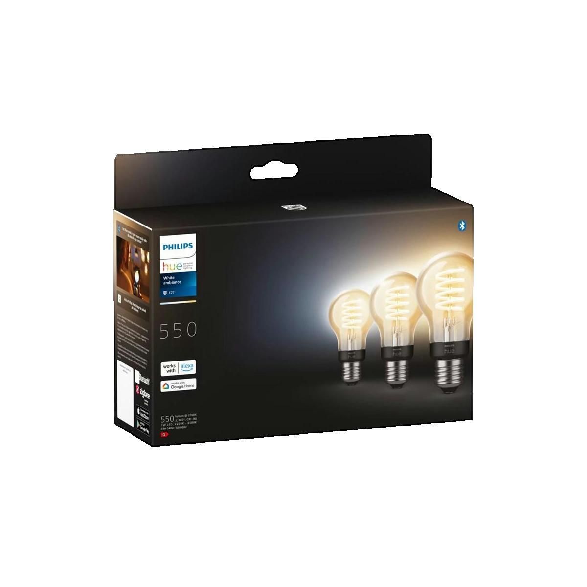 PHILIPS HUE Ampoule Philips Hue White Ambiance E27 Filament