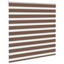 Voir la diapositive 3 : VIDAXL Store zebre marron 150x150cm largeur du tissu 145,9cm polyester