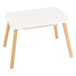 Atmosphera Kids Table de Jeu Enfant  Buldy  68cm Blanc