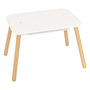 Voir la diapositive 1 : Atmosphera Kids Table de Jeu Enfant  Buldy  68cm Blanc