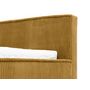Voir la diapositive 6 : BEST MOBILIER Swan - lit coffre - 180x200 cm - sommier inclus - en velours côtelé grosses côtes