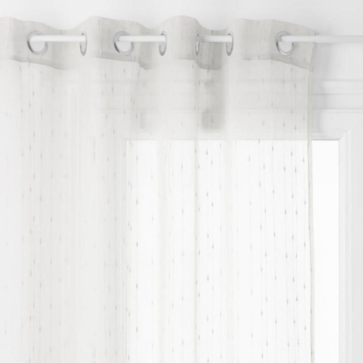 ATMOSPHERA Rideau Voilage  Anissa  140x240cm Ivoire