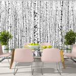 Paris Prix Papier Peint  Birch Forest. Coloris disponibles : Multicolore
