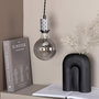 Voir la diapositive 4 : Paris Prix Suspension en Métal Brossé  Line  12cm Argent