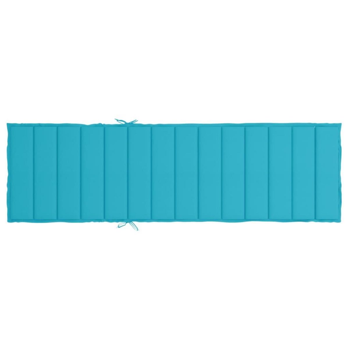 VIDAXL Coussin de chaise longue turquoise tissu oxford