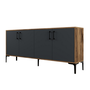Voir la diapositive 1 : CONCEPT USINE Buffet 180 cm style industriel ARKEL