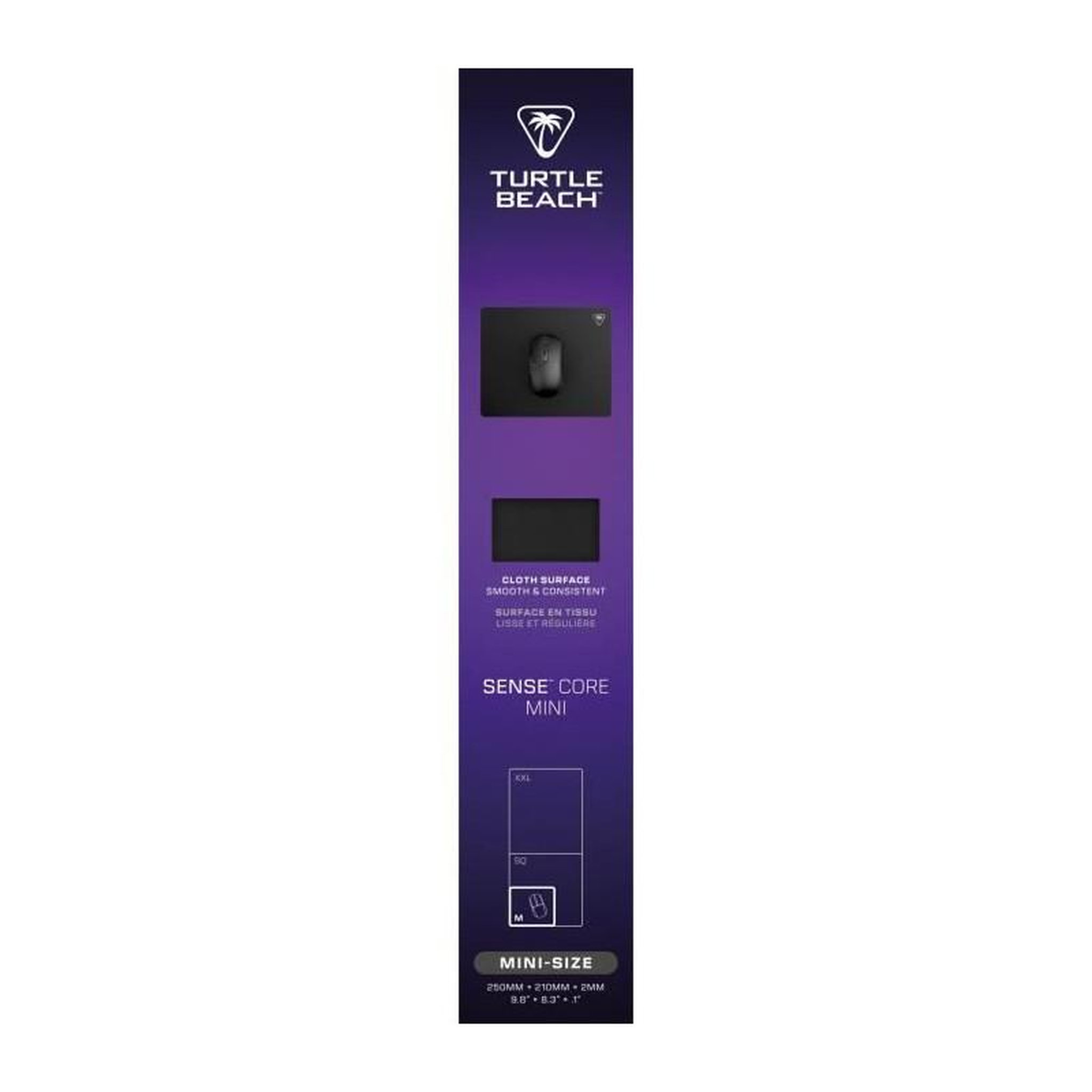 Voir la diapositive 6 : Turtle Beach Tapis de souris de jeu - Turtle Beach SenseCore Mini - Surface micro-tissée, équilibré, confortable