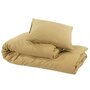 Voir la diapositive 6 : VIDAXL Ensemble de housse de couette Taupe 200x220 cm Microfibre