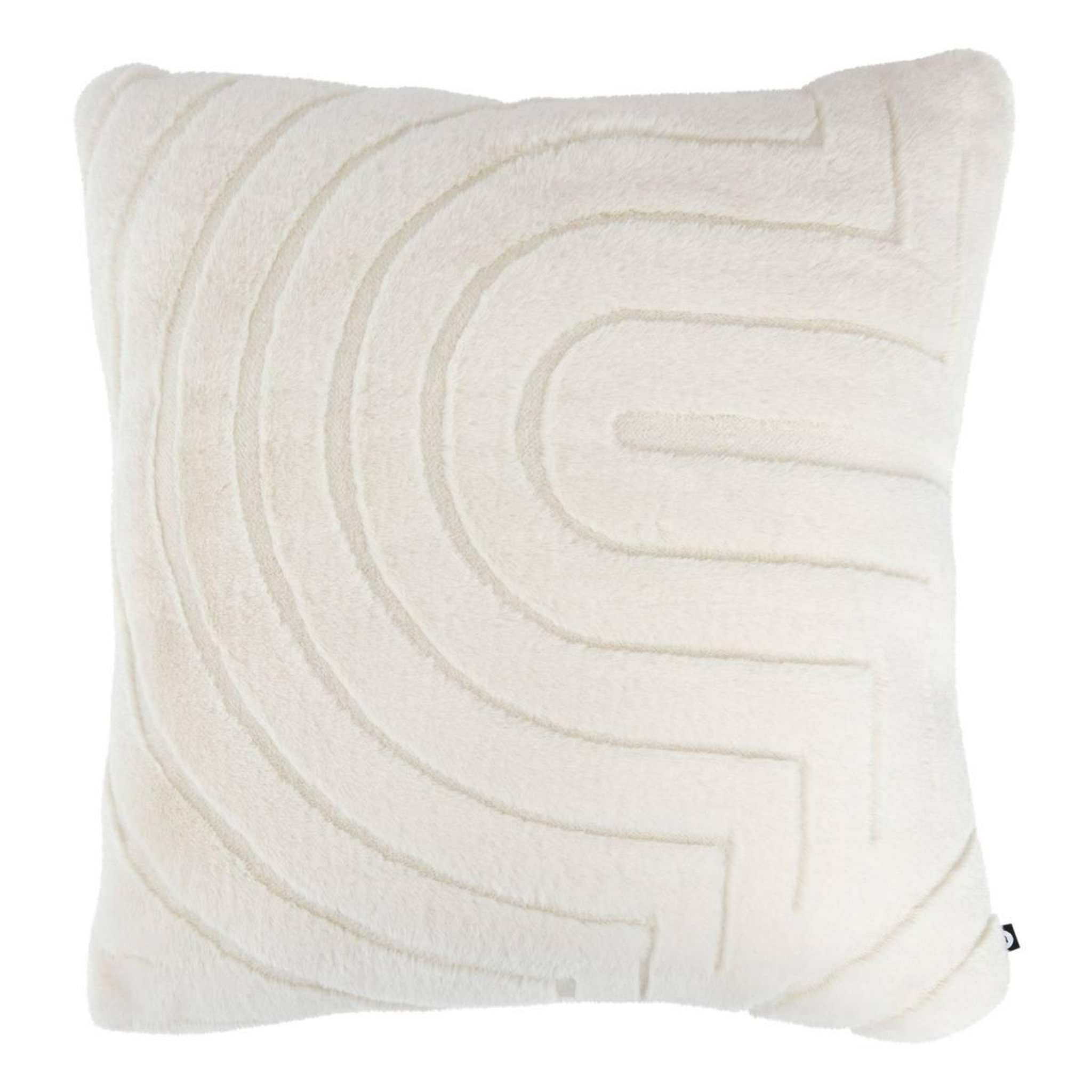 Eden Coussin jacquard arka design et moderne. Coloris disponibles : Beige