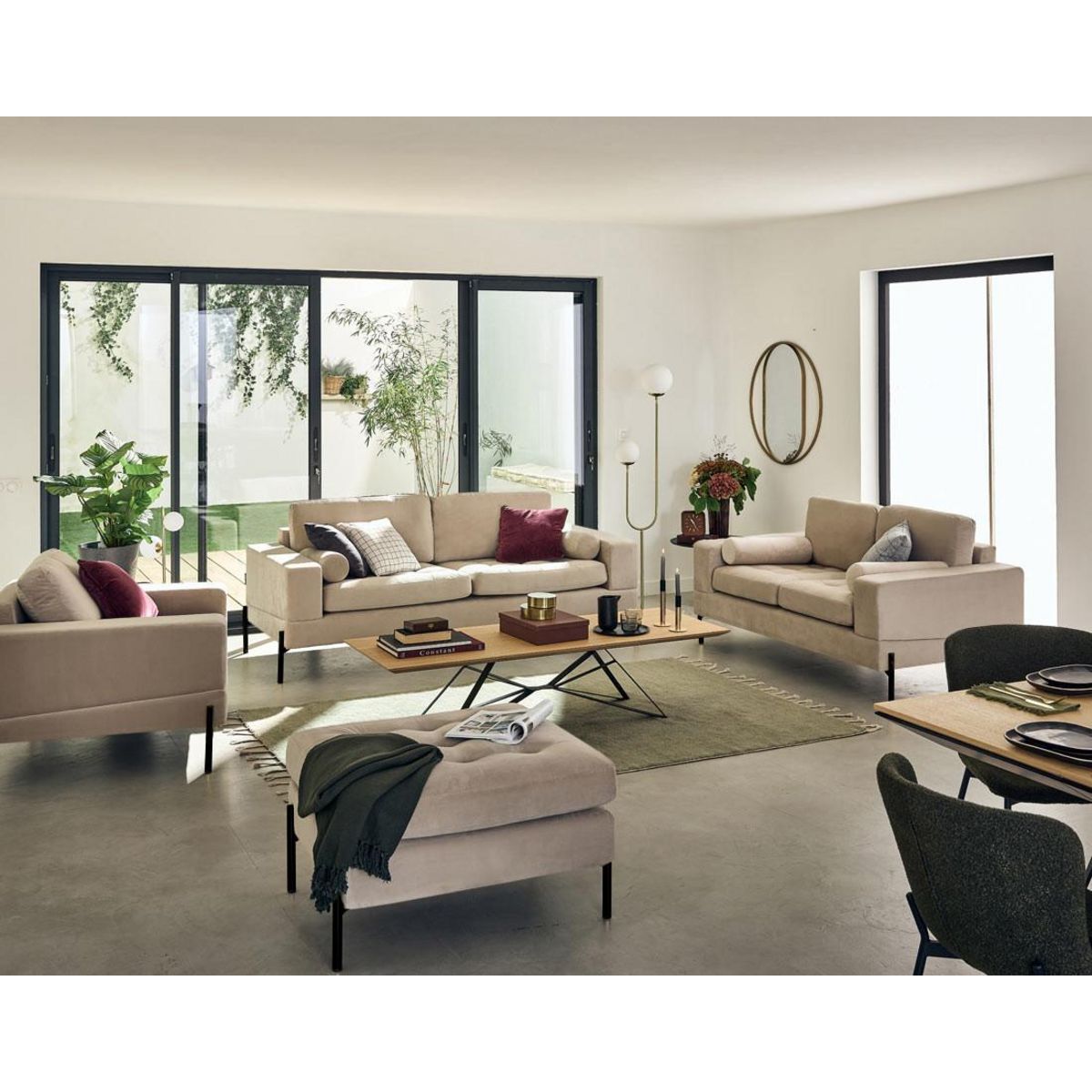 LISA DESIGN Isaure - fauteuil en velours