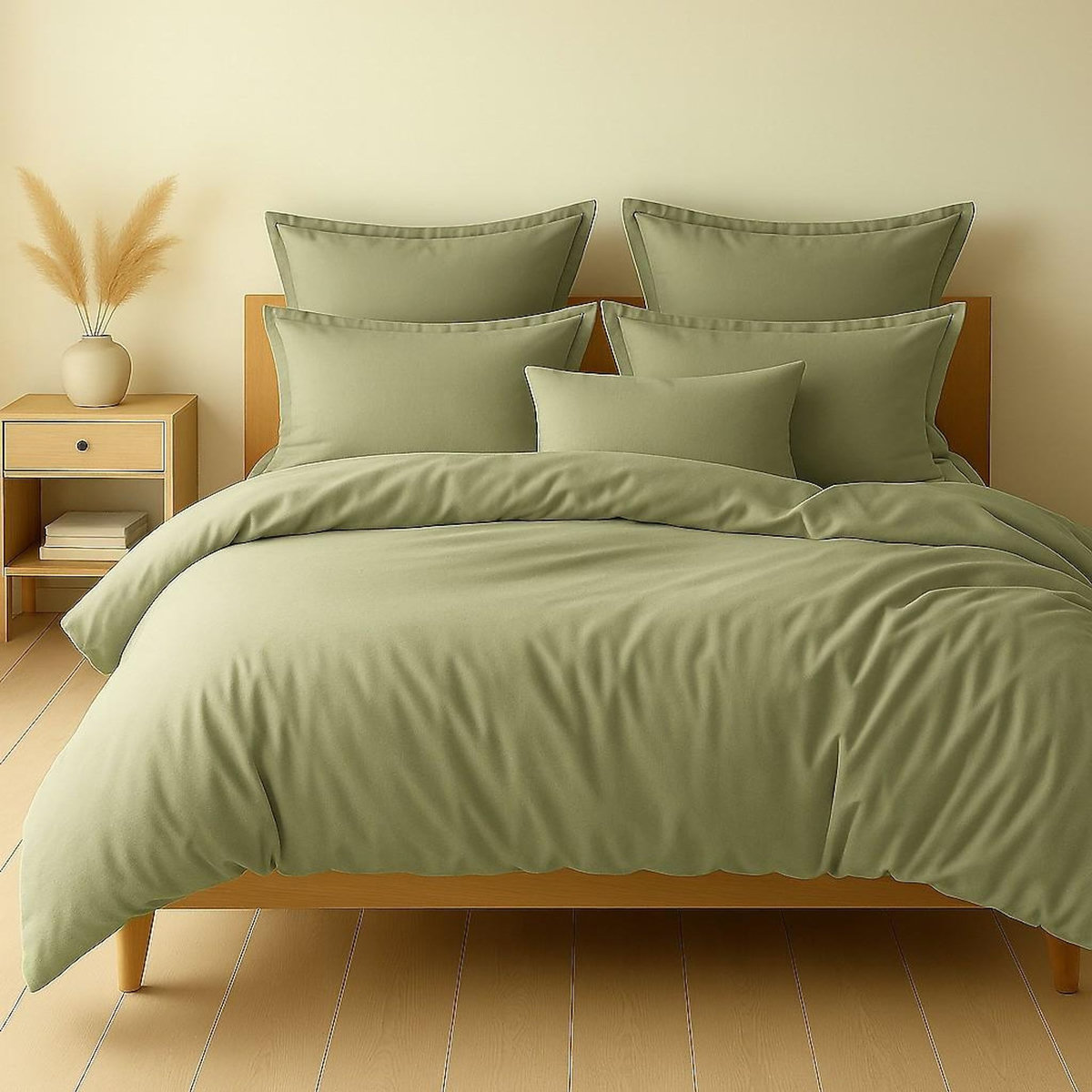 Home collection Parure housse de couette 100% coton 57fils