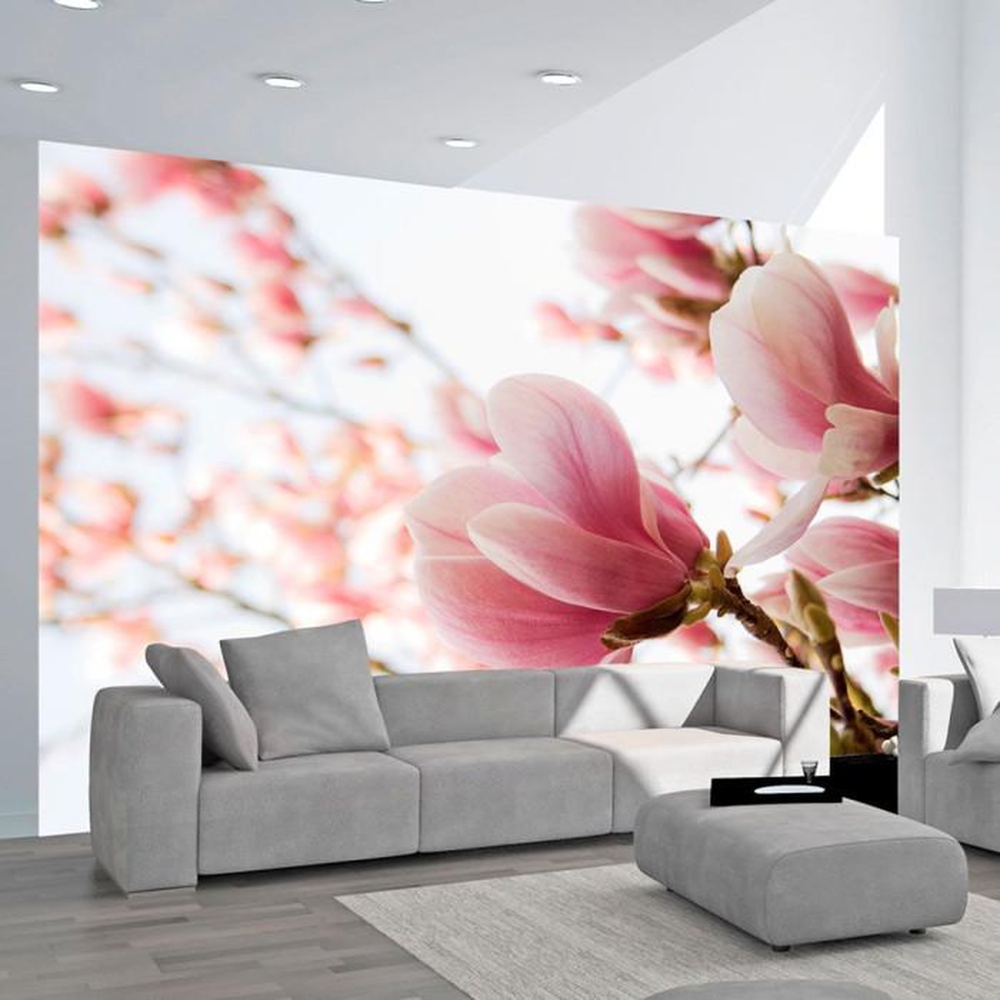 Paris Prix Papier Peint  Magnolia Rose. Coloris disponibles : Multicolore