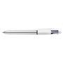 Voir la diapositive 2 : BIC Stylo bille 4 couleurs rétractable pointe moyenne Shine Metallic