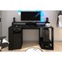 Voir la diapositive 5 : Bureau droit gamer avec leds L152cm XENON