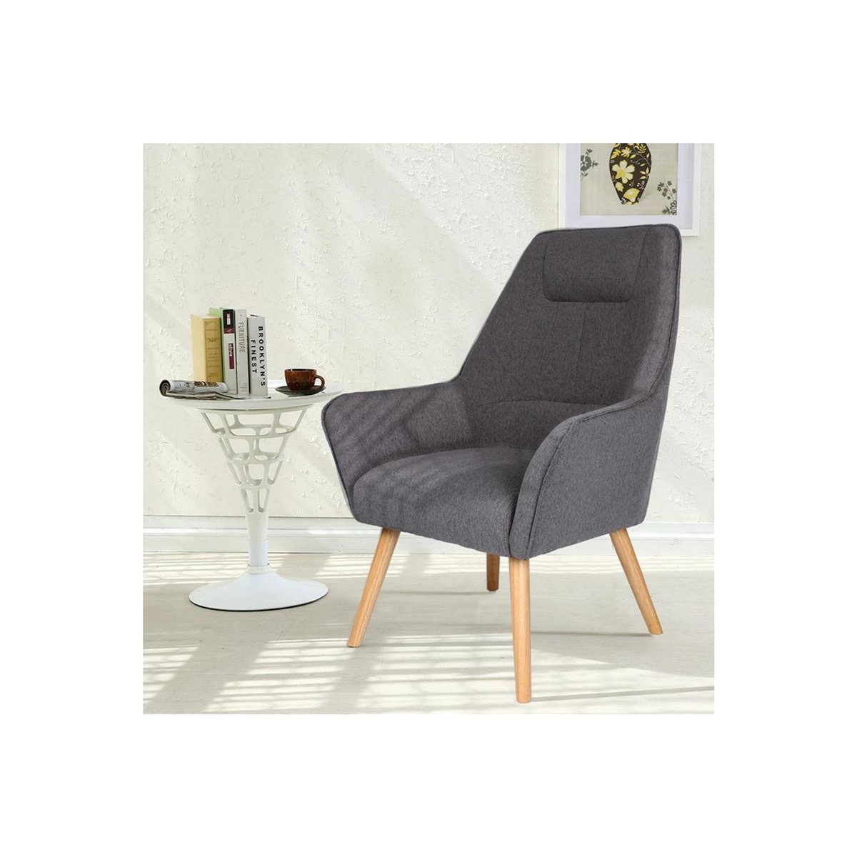 Paris Prix Fauteuil Scandinave  Watson  101cm Gris