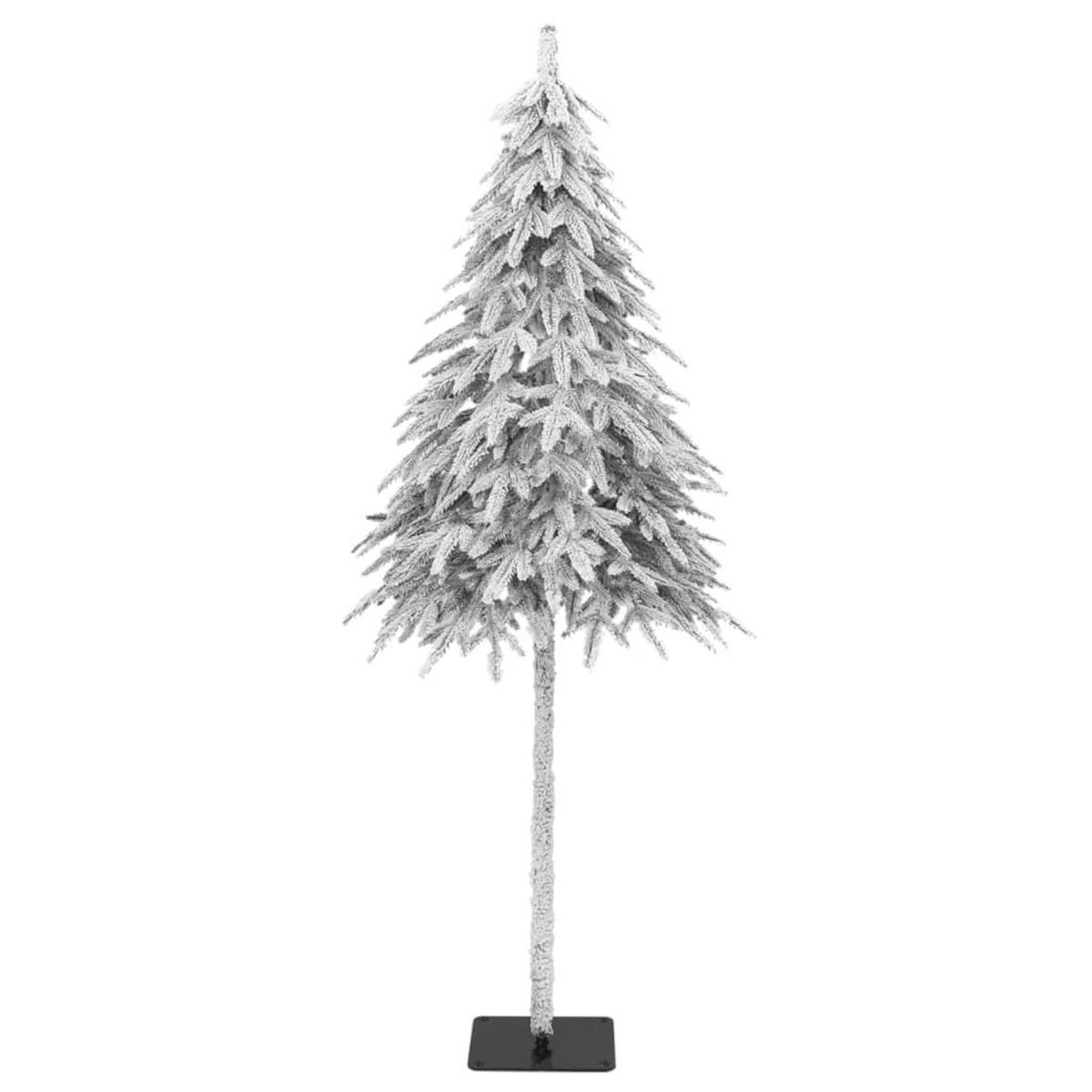 VIDAXL Sapin de Noël artificiel avec neige floquee 210 cm