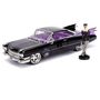 Voir la diapositive 1 : Z MODELS DISTRIBUTION Voiture miniature Cadillac 1959 + figurine Catwoman - 1/24ème