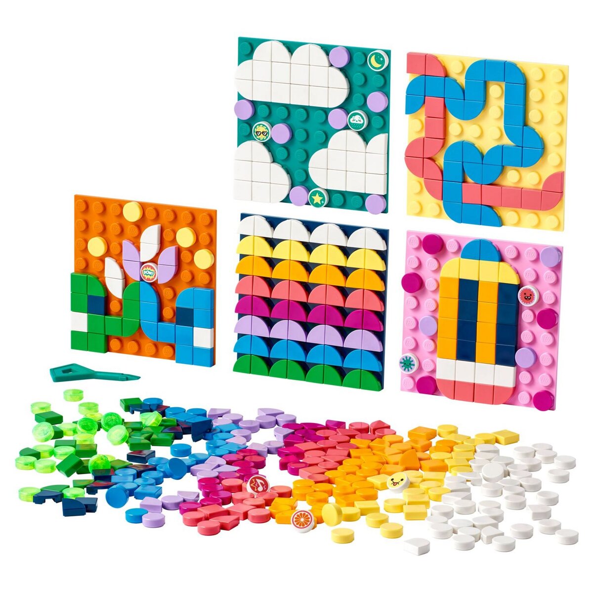 LEGO Dots 41957 Le Méga-lot de Décorations Adhésives, Loisir Créatif, Création Autocollant