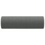 Voir la diapositive 4 : VIDAXL Coussins decoratifs lot de 2 Gris fonce Ø15x50 cm Tissu