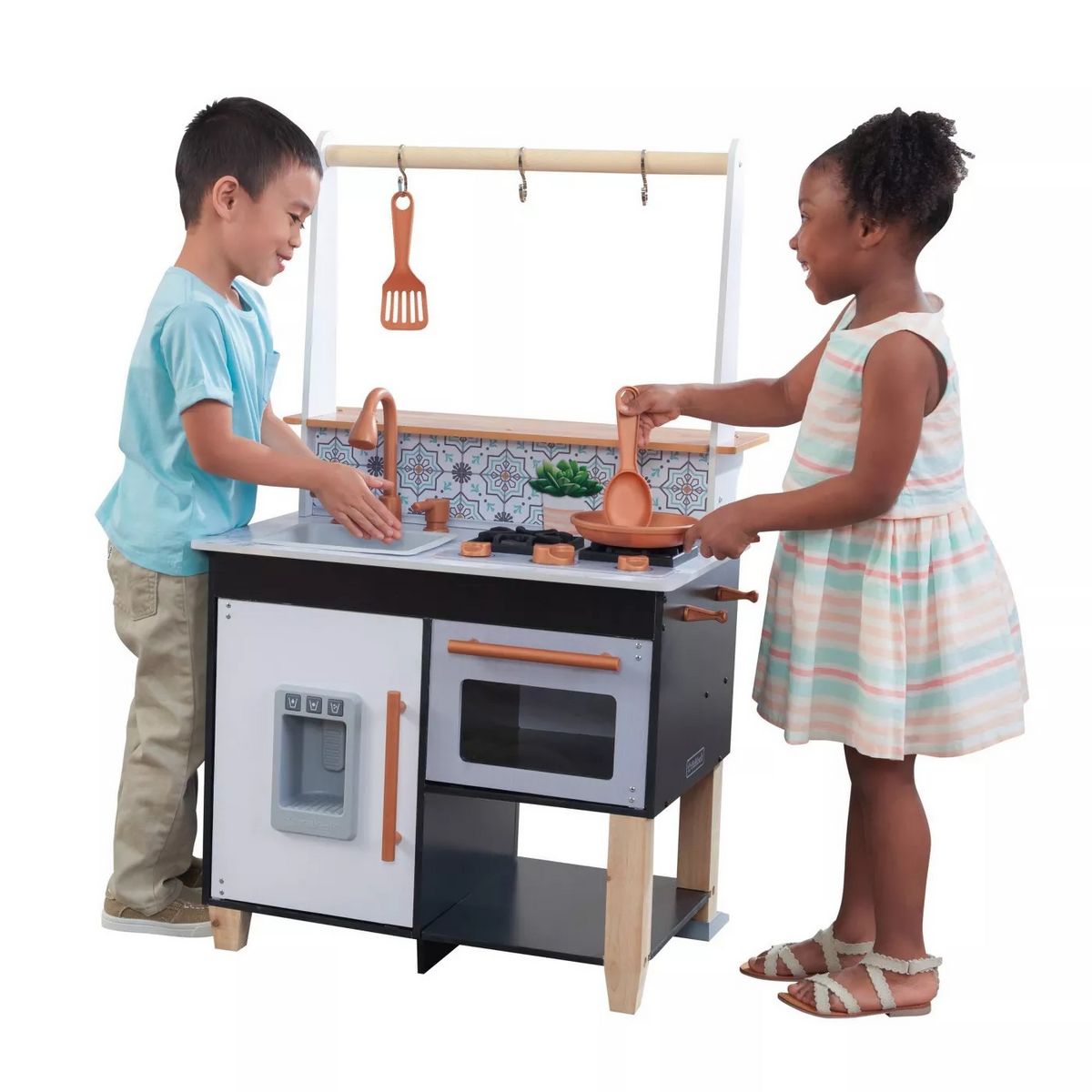 Kidkraft Cuisine enfant en bois Artisan Island - Jouet d'imitation