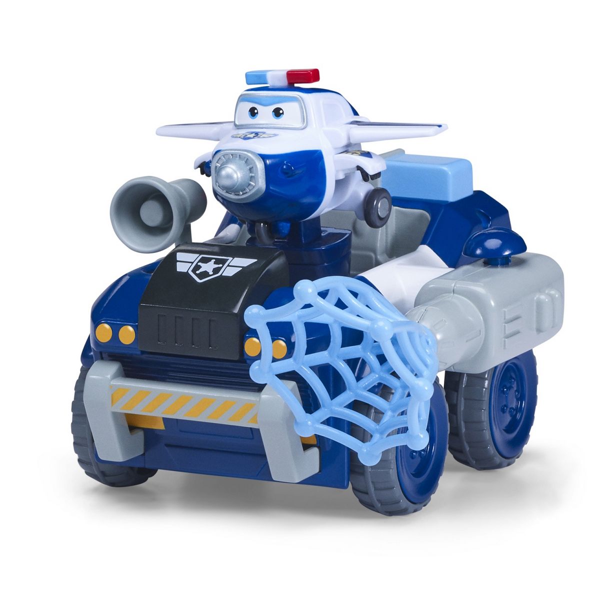 Auldey Véhicule à fonction + 1 transform bot "Paul's police patroller"  - Super Wings 