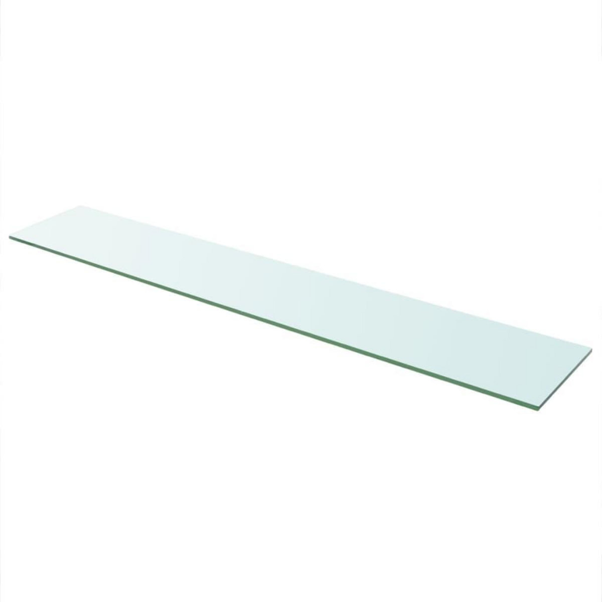 VIDAXL Panneau pour etagere Verre transparent 110 x 20 cm