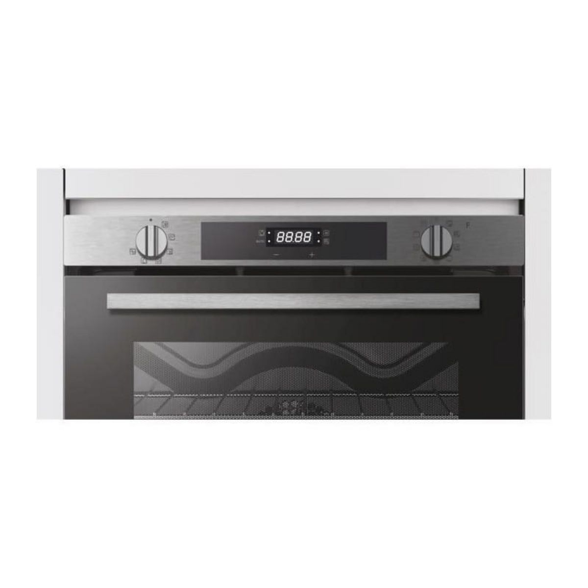 Rosieres Four encastrable pyrolyse chaleur pulsée ROSIERES RFC3OP5579IN - noir - porte froide - 60x60x57 cm