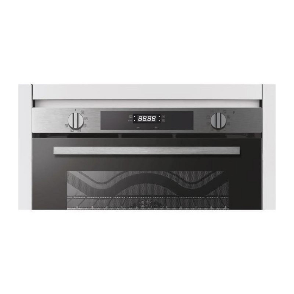 Rosieres Four encastrable pyrolyse chaleur pulsée ROSIERES RFC3OP5579IN - noir - porte froide - 60x60x57 cm