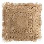 Voir la diapositive 1 : Paris Prix Coussin Déco à Franges  Delijute  45x45cm Beige