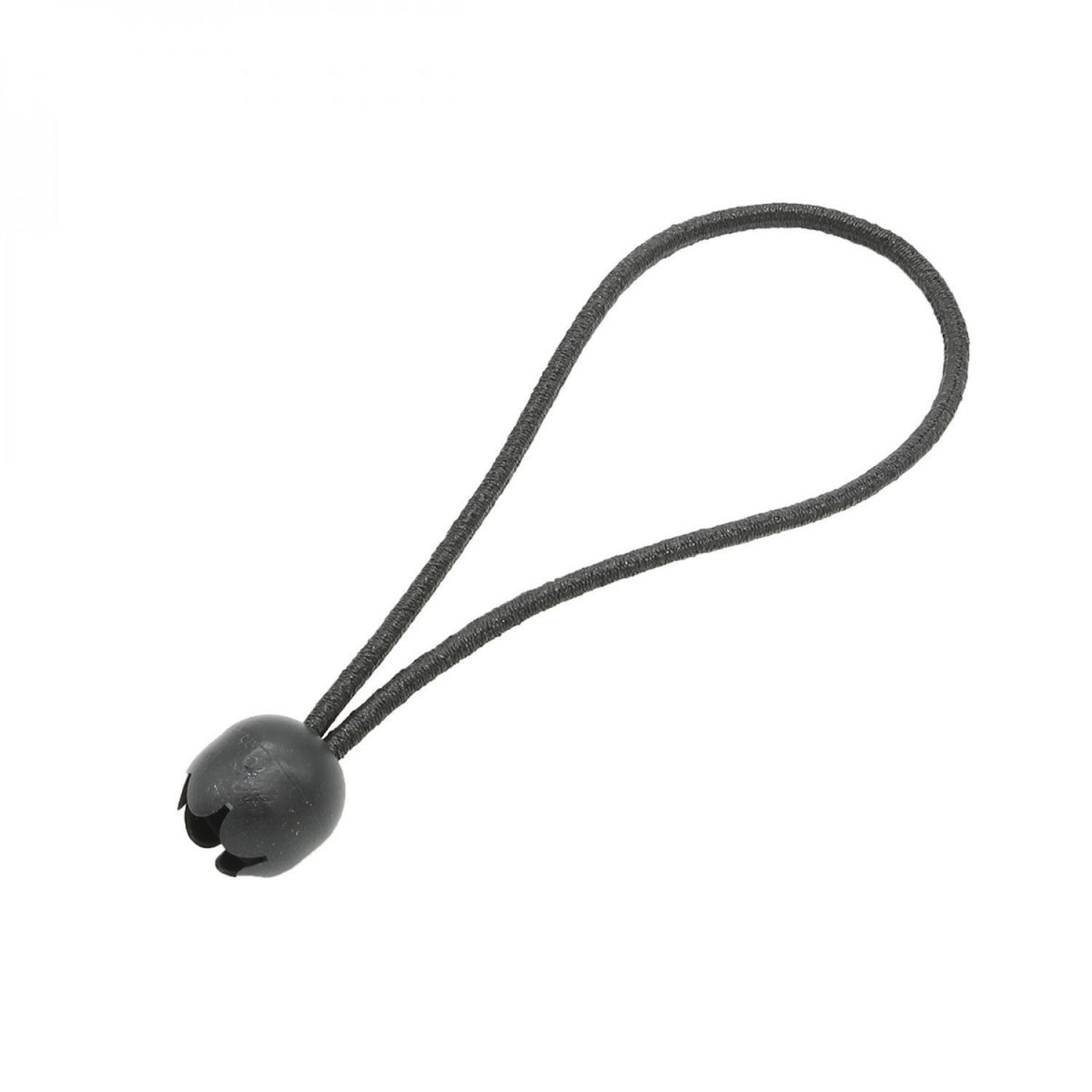 LINXOR Lot de 10 tendeurs sandows élastiques avec boule - 20 cm - Noir