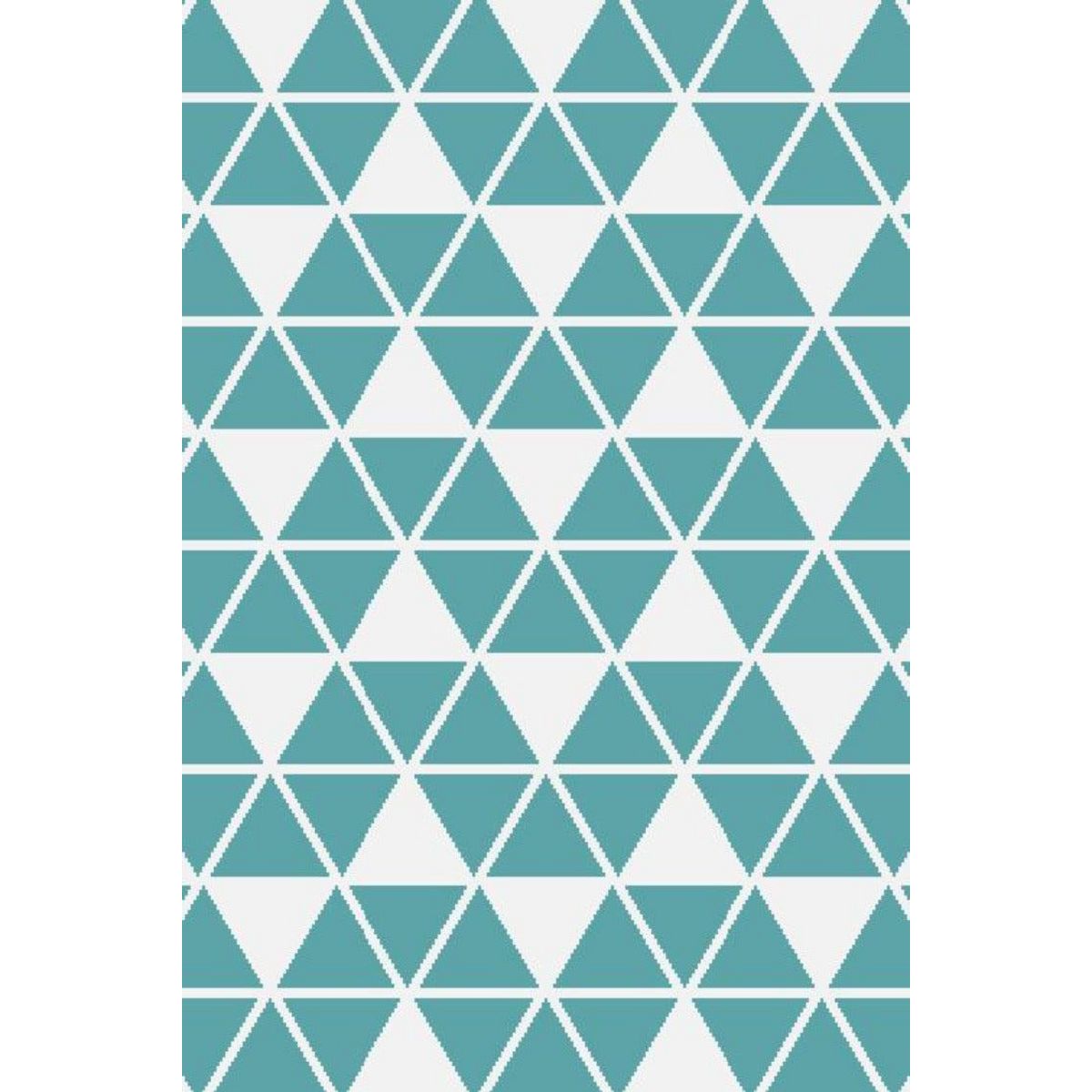 RED DECO Tapis d'extérieur réversible GALAPAGOS Bleu  180x120cm