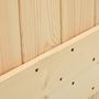 Voir la diapositive 5 : VIDAXL Porte coulissante et kit de quincaillerie 100x210 cm pin massif