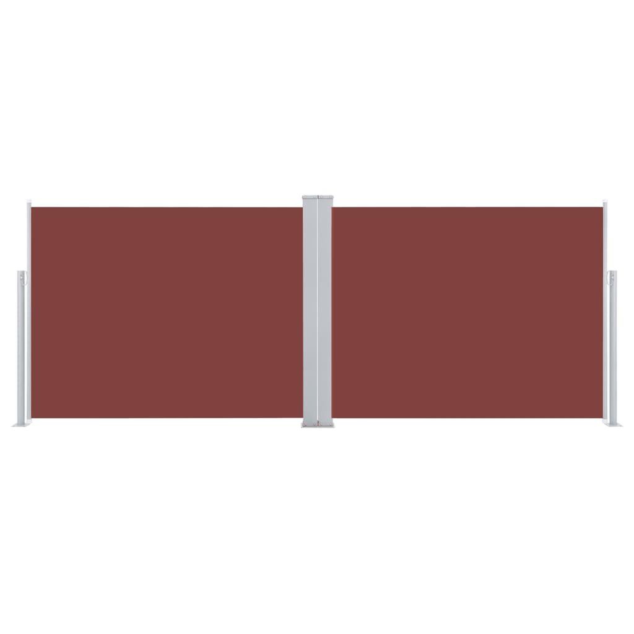 Voir la diapositive 4 : VIDAXL Auvent lateral retractable Marron 140 x 1000 cm