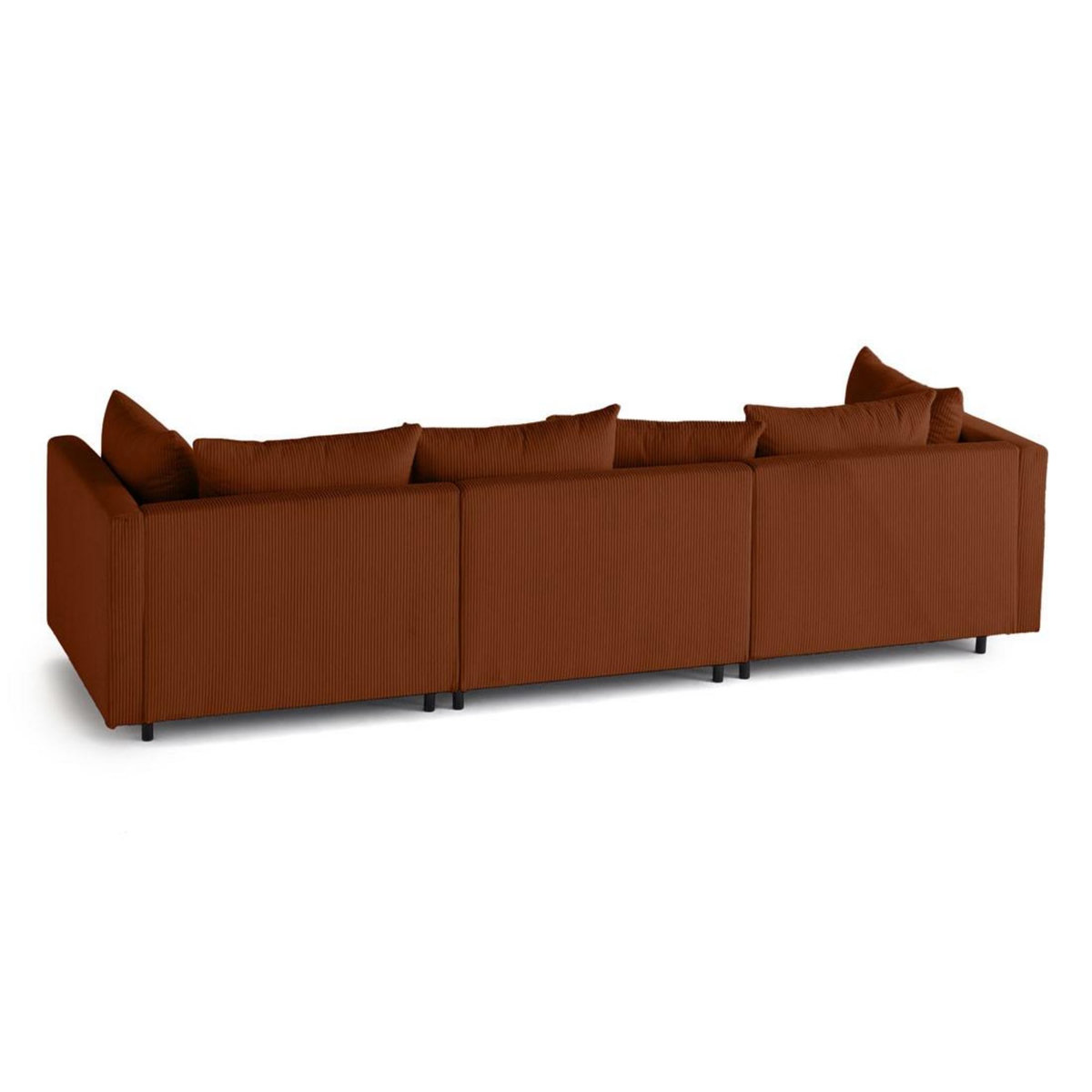 LISA DESIGN Edinburg - canapé modulable 3 places - velours côtelé