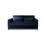 Voir la diapositive 6 : LISA DESIGN Owen - canapé 3 places convertible express couchage quotidien 140 cm matelas 12 cm en velours