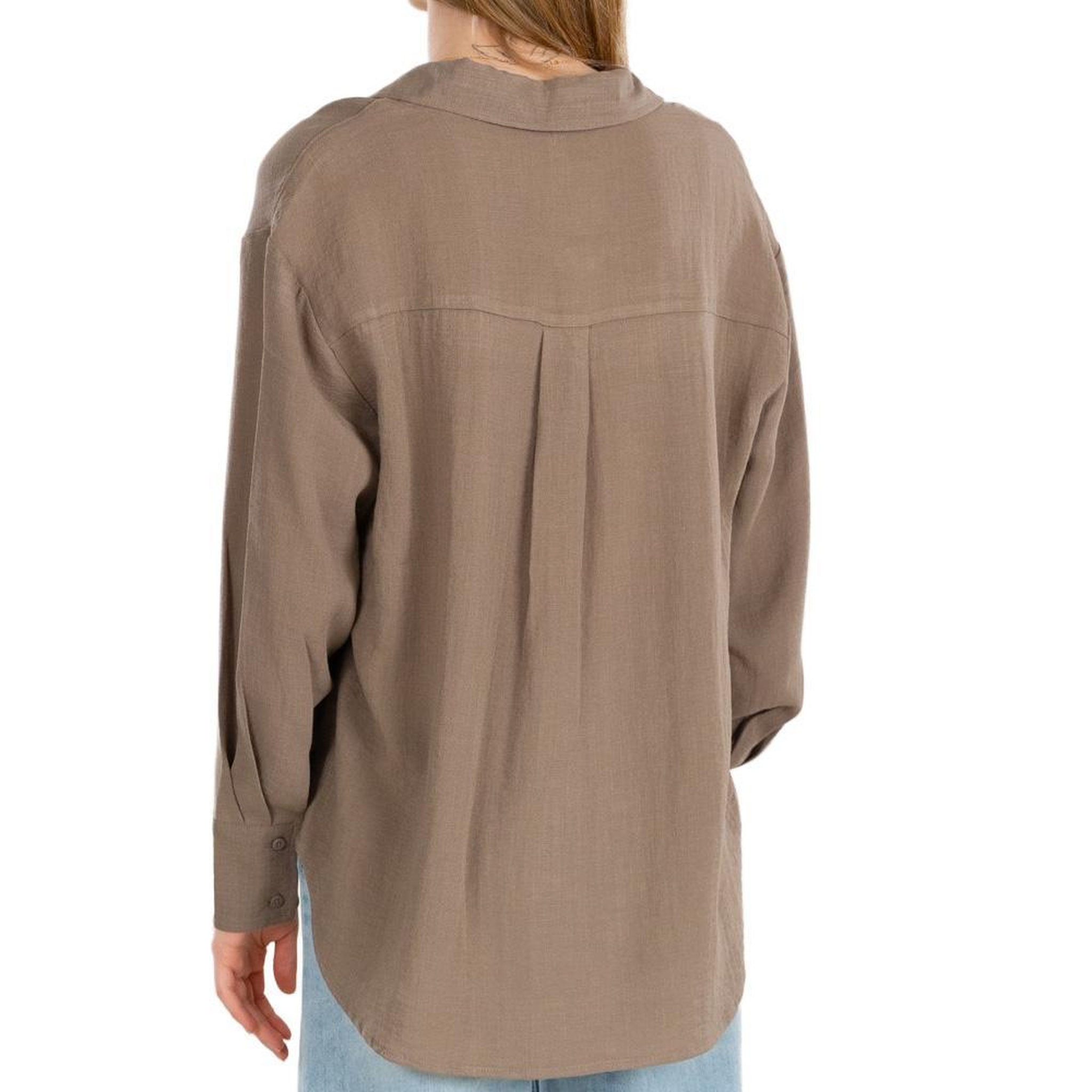 Voir la diapositive 2 : Only Chemise Taupe Femme Only Bolzano
