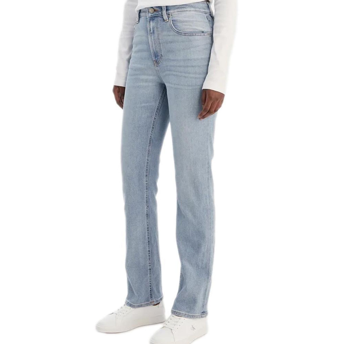 CALVIN KLEIN JEANS Jean Droit  Femme Calvin Klein JeansRise