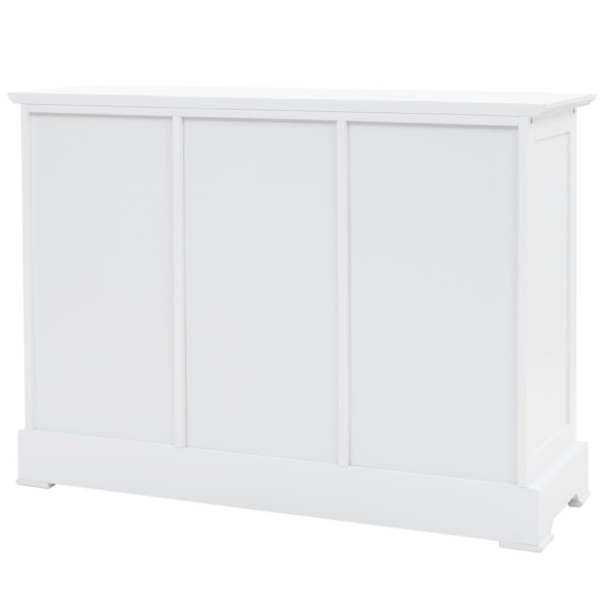 Voir la diapositive 4 : VIDAXL Buffet avec 3 portes mdf et bois de pin 105x35x77,5 cm