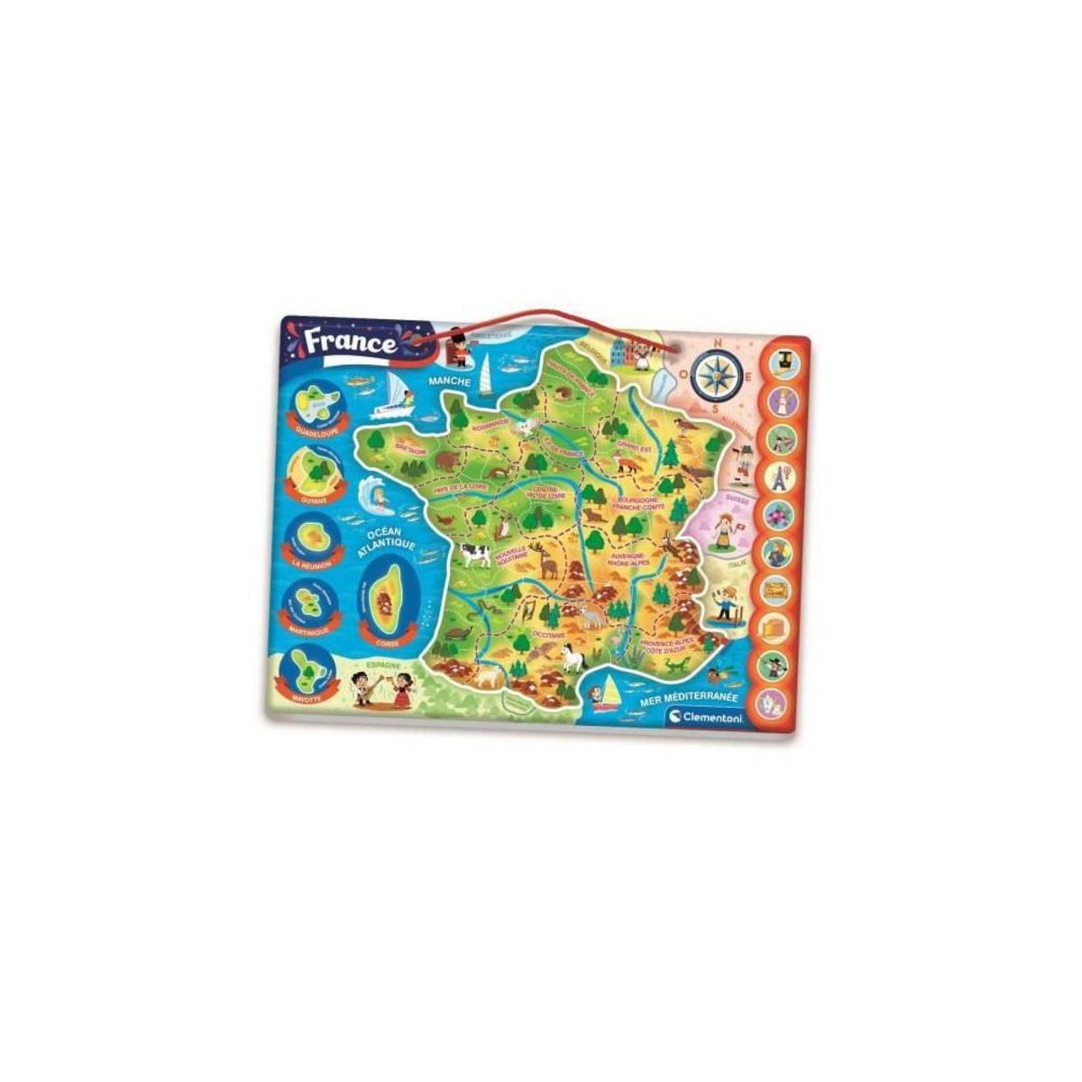 CLEMENTONI CLEMENTONI - Puzzle magnétique de la France