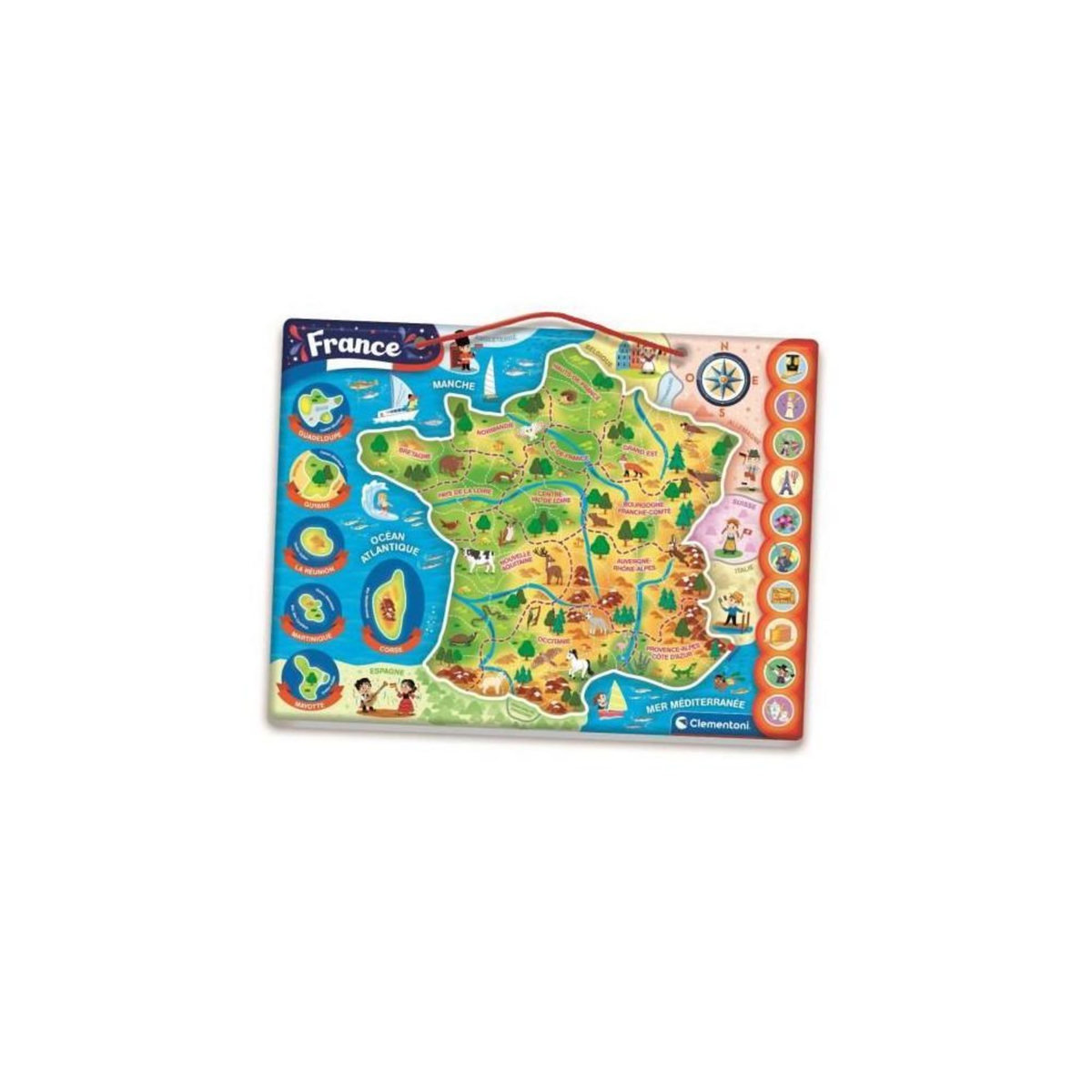 CLEMENTONI CLEMENTONI - Puzzle magnétique de la France