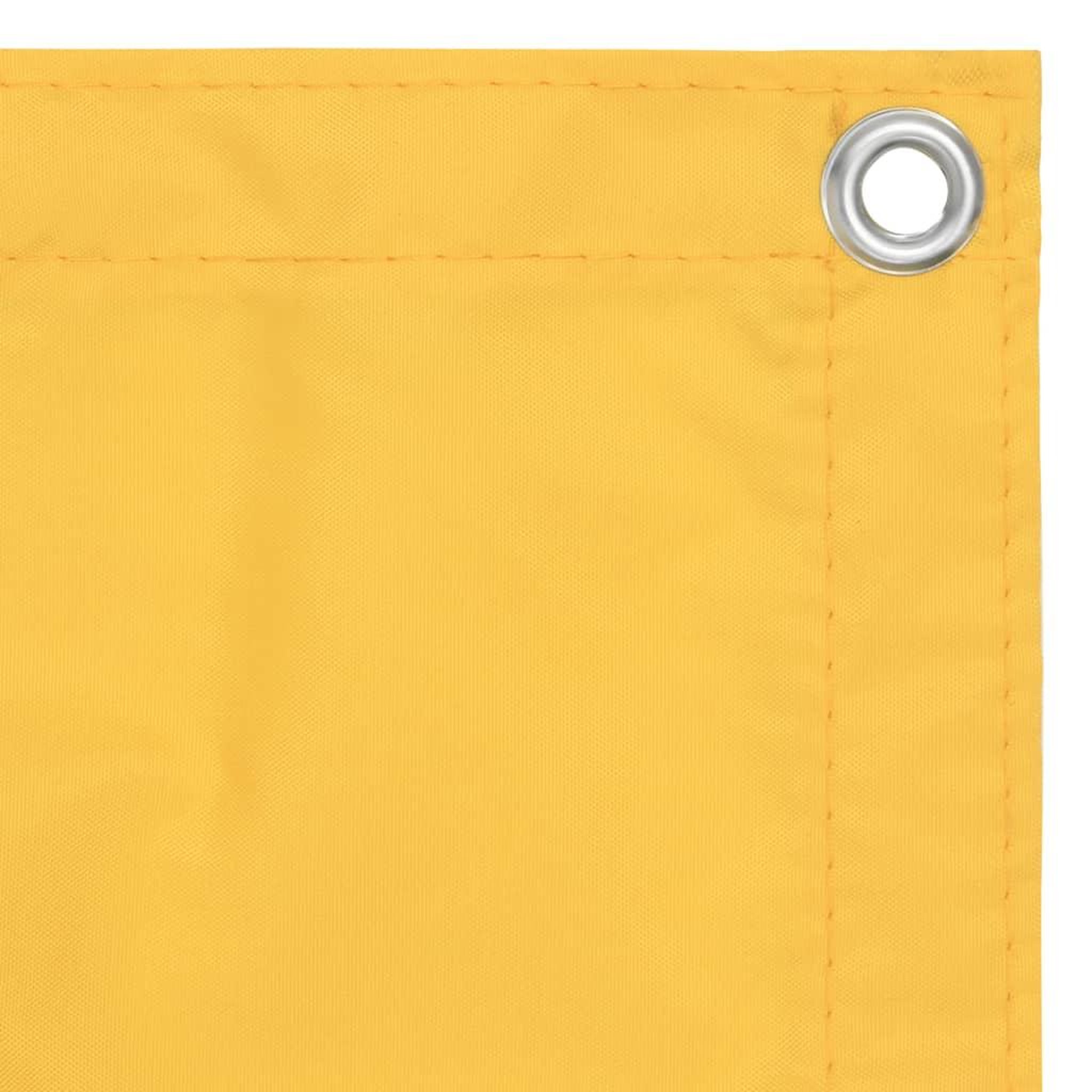 Voir la diapositive 2 : VIDAXL Ecran de balcon Jaune 90x400 cm Tissu Oxford