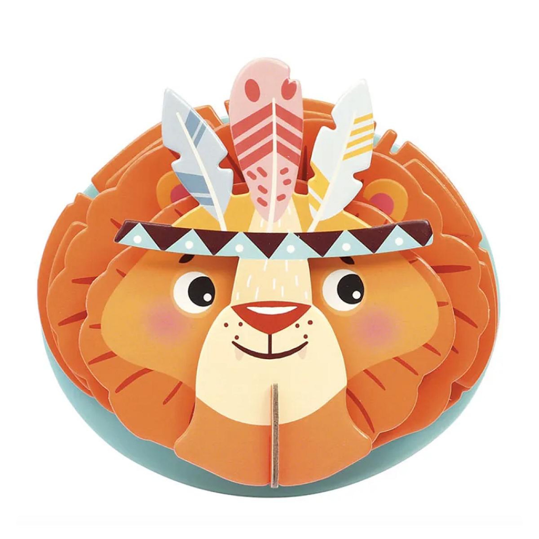 Voir la diapositive 2 : Graine créative Maquette a suspendre - Lion 3D